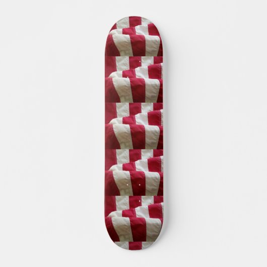 Stripes van Amerikaanse vlag Persoonlijk Skateboard (Voorkant)