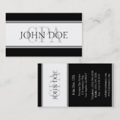 Stripes van belastingplichtigen CPA W/W Visitekaartje (Voorkant / Achterkant)