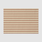 Stripes van bruin en beige tissuepapier (Voorkant)