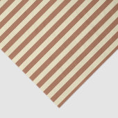 Stripes van bruin en beige tissuepapier (Detail)