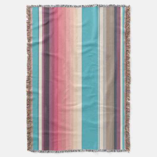 Stripes van de horizon deken (Voorkant Verticaal)