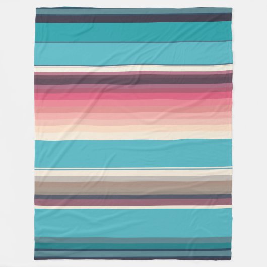 Stripes van de horizon fleece deken (Voorkant)
