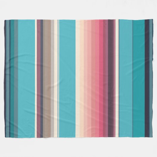 Stripes van de horizon fleece deken (Voorkant (Horizontaal))