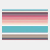 Stripes van de horizon inpakpapier vel (Voorkant 3)