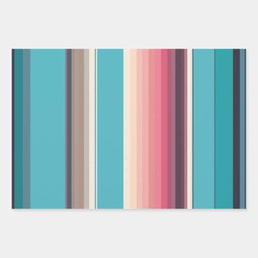 Stripes van de horizon inpakpapier vel (Voorkant)