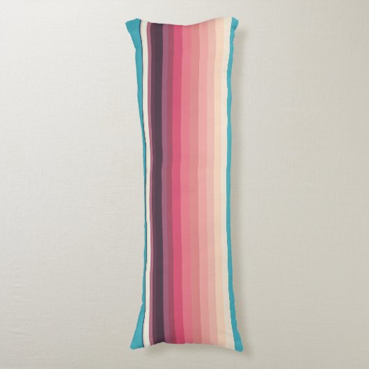 Stripes van de horizon lichaamskussen (Voorkant Verticaal)