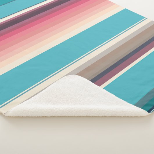 Stripes van de horizon sherpa deken (3/4)