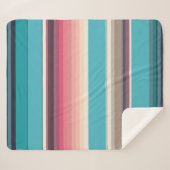 Stripes van de horizon sherpa deken (Voorkant (horizontaal))