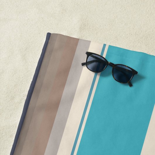 Stripes van de horizon strandlaken (In situ)