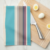 Stripes van de horizon theedoek (Quarter Fold)