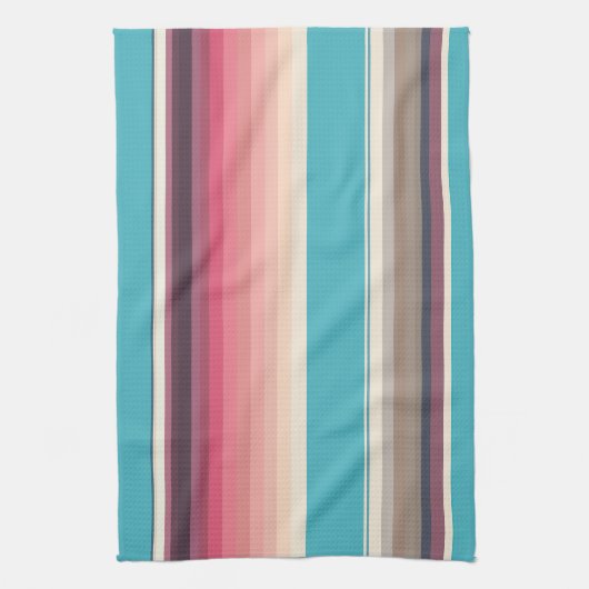 Stripes van de horizon theedoek (Verticaal)