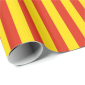 Stripes van rood en geel papier (Rol Hoek)