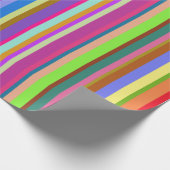 Stripes van verschillende kleuren cadeaupapier (Hoek)