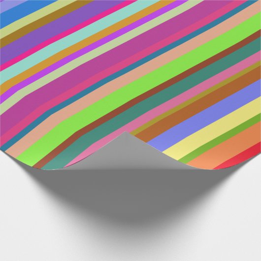 Stripes van verschillende kleuren cadeaupapier (Hoek)