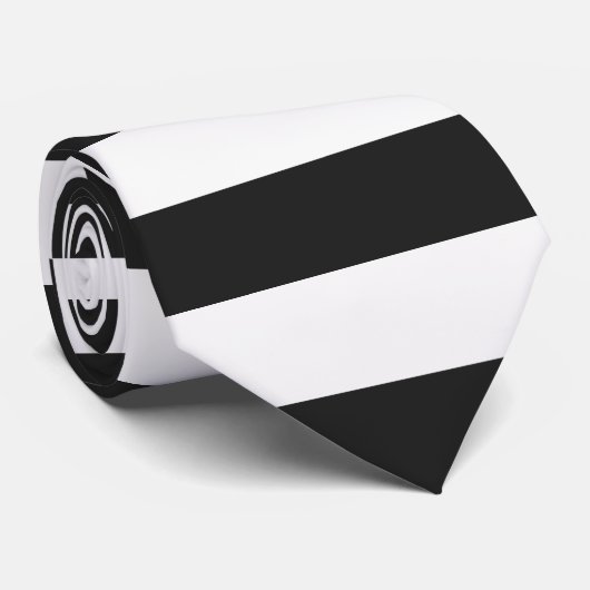 STRIPES verstelbaar zwart Stropdas (Opgerold)