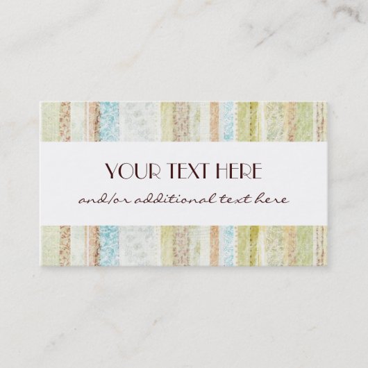 Stripes Visitekaartje (Voorkant)