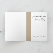 Stripes voor de Stille Oceaan Bedankkaart (Binnen)