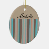 Stripes voor de Stille Oceaan Keramisch Ornament (Rechts)