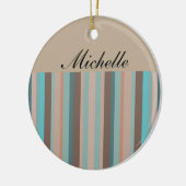 Stripes voor de Stille Oceaan Keramisch Ornament (Links)