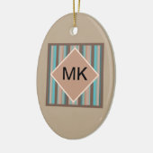 Stripes voor de Stille Oceaan Keramisch Ornament (Links)