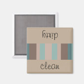 Stripes voor de Stille Oceaan Magneet (Voorkant / Achterkant)