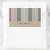 Stripes voor de Stille Oceaan Rechthoekige Sticker (Tas)