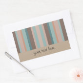 Stripes voor de Stille Oceaan Rechthoekige Sticker (Envelop)