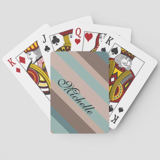 Stripes voor de Stille Oceaan Speelkaarten (Achterkant)