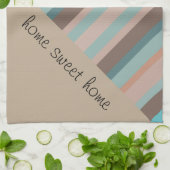 Stripes voor de Stille Oceaan Theedoek (Gevouwen)