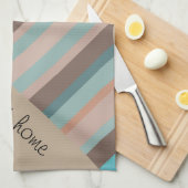 Stripes voor de Stille Oceaan Theedoek (Quarter Fold)