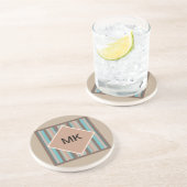 Stripes voor de Stille Oceaan Zandsteen Onderzetter (Zijkant)