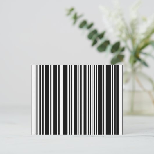 Stripes voor je ogen briefkaart (Staand voorkant)