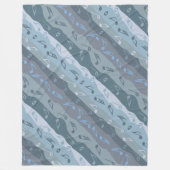 Stripes voor muzieknoten fleece deken (Voorkant)