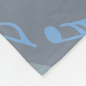 Stripes voor muzieknoten fleece deken (Hoek)
