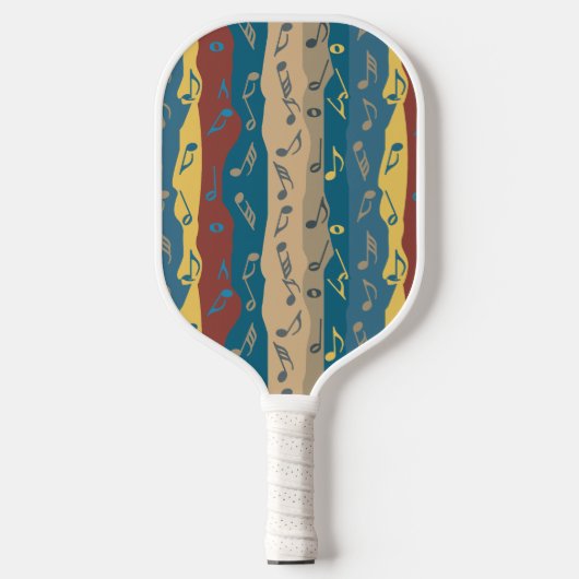 Stripes voor muzieknoten pickleball paddle (Voorkant)