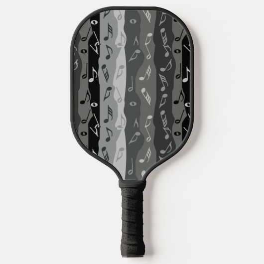 Stripes voor muzieknoten pickleball paddle (Voorkant)