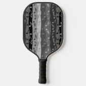 Stripes voor muzieknoten pickleball paddle (Achterkant)
