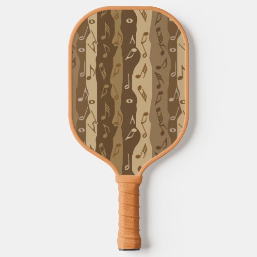 Stripes voor muzieknoten pickleball paddle (Voorkant)