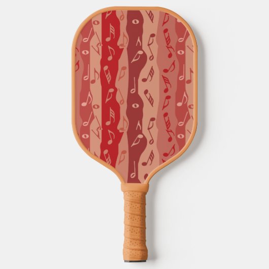 Stripes voor muzieknoten pickleball paddle (Voorkant)