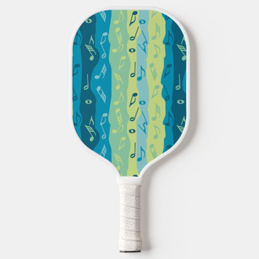 Stripes voor muzieknoten pickleball paddle (Voorkant)