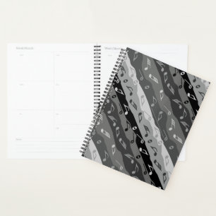 Stripes voor muzieknoten planner