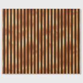 Stripes voor zwart en koper cadeaupapier (Vlak)
