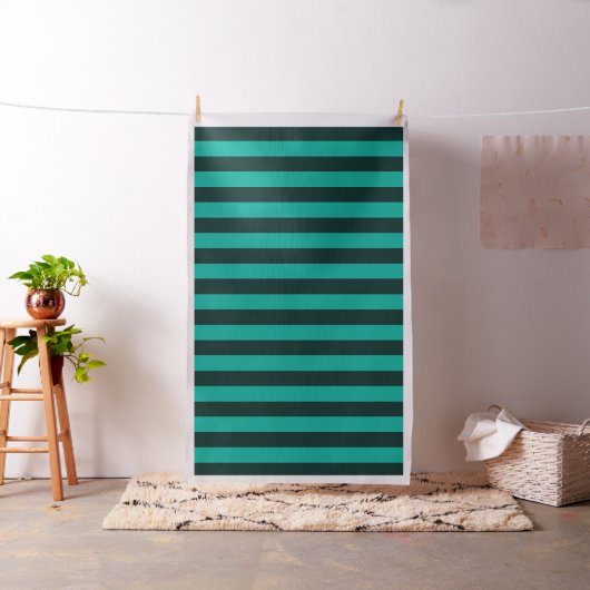 Stripes voor zwart en Turquoise Stof (Voorbeeld)