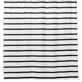 Stripes voor zwarte en witte Mode Douchegordijn