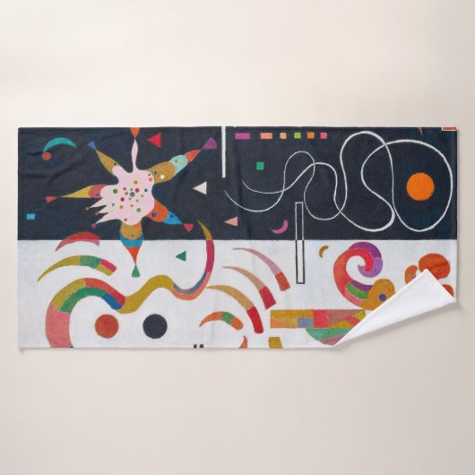 Stripes, Wassily Kandinsky Badhanddoek (Badhanddoek)