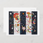 Stripes, Wassily Kandinsky Briefkaart (Voorkant / Achterkant)