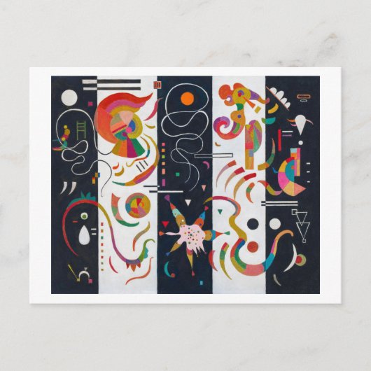 Stripes, Wassily Kandinsky Briefkaart (Voorkant)