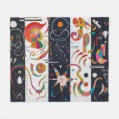Stripes, Wassily Kandinsky Fleece Deken (Voorkant (Horizontaal))