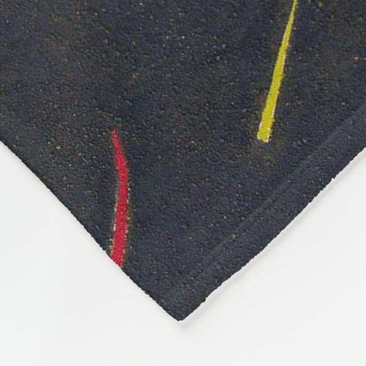 Stripes, Wassily Kandinsky Fleece Deken (Hoek)