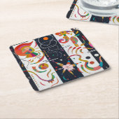 Stripes, Wassily Kandinsky Kartonnen Onderzetters (Schuin)